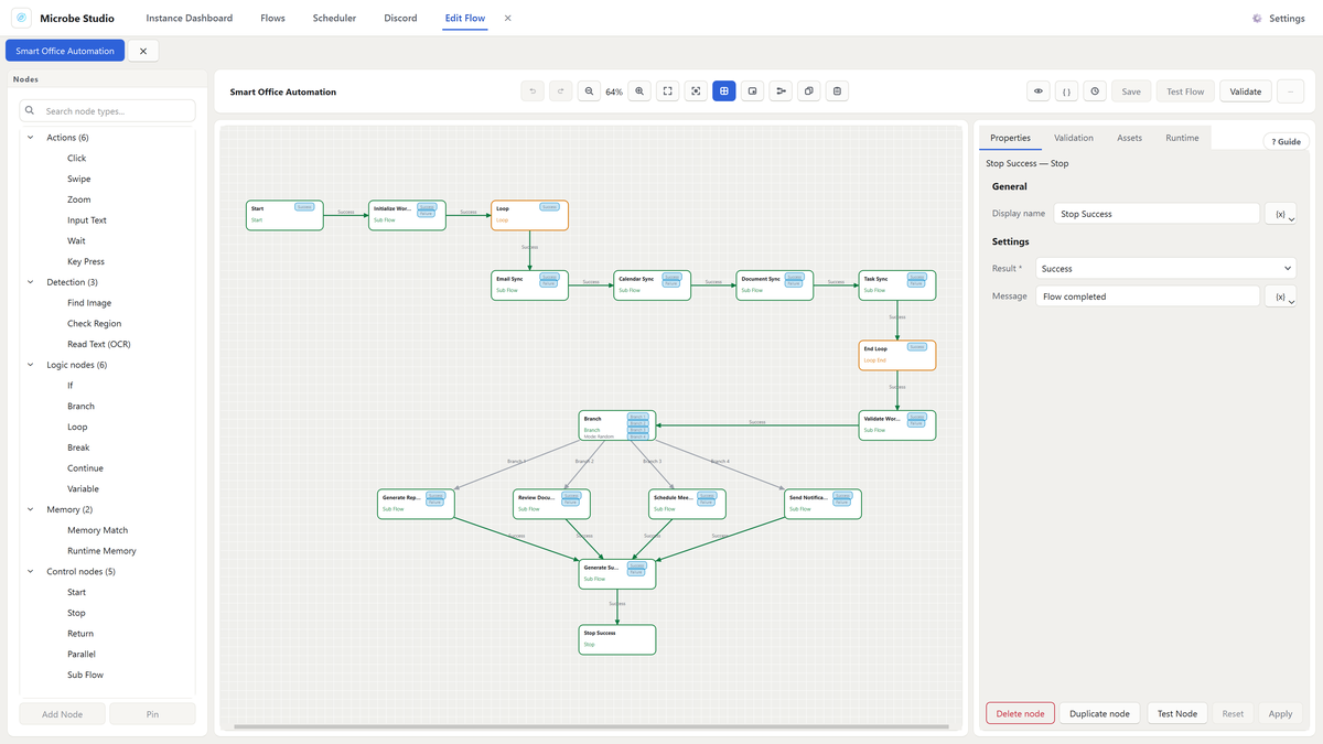 Build powerful automation — without writing code